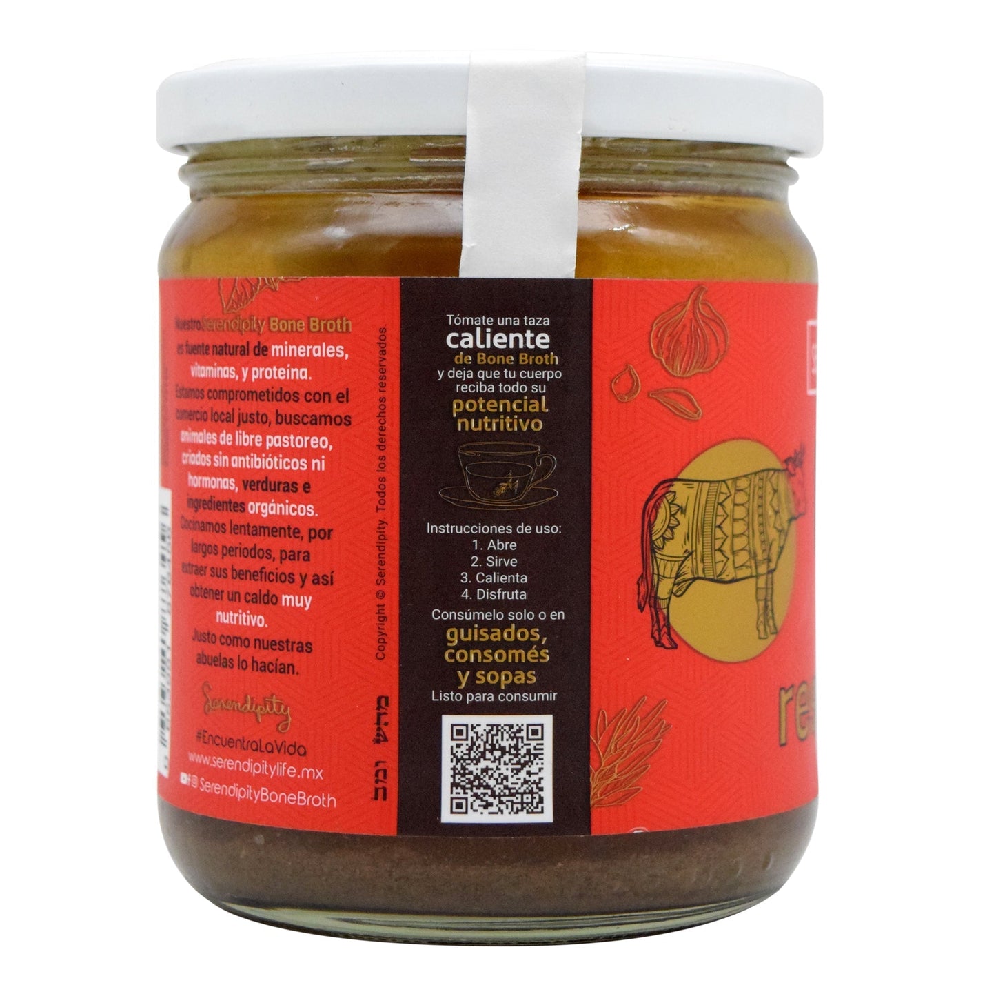Caldo de Huesos de Res 400 ml SERENDIPITY – Colágeno natural