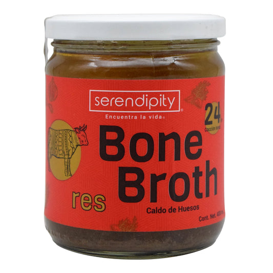 Caldo de Huesos de Res 400 ml SERENDIPITY – Colágeno natural