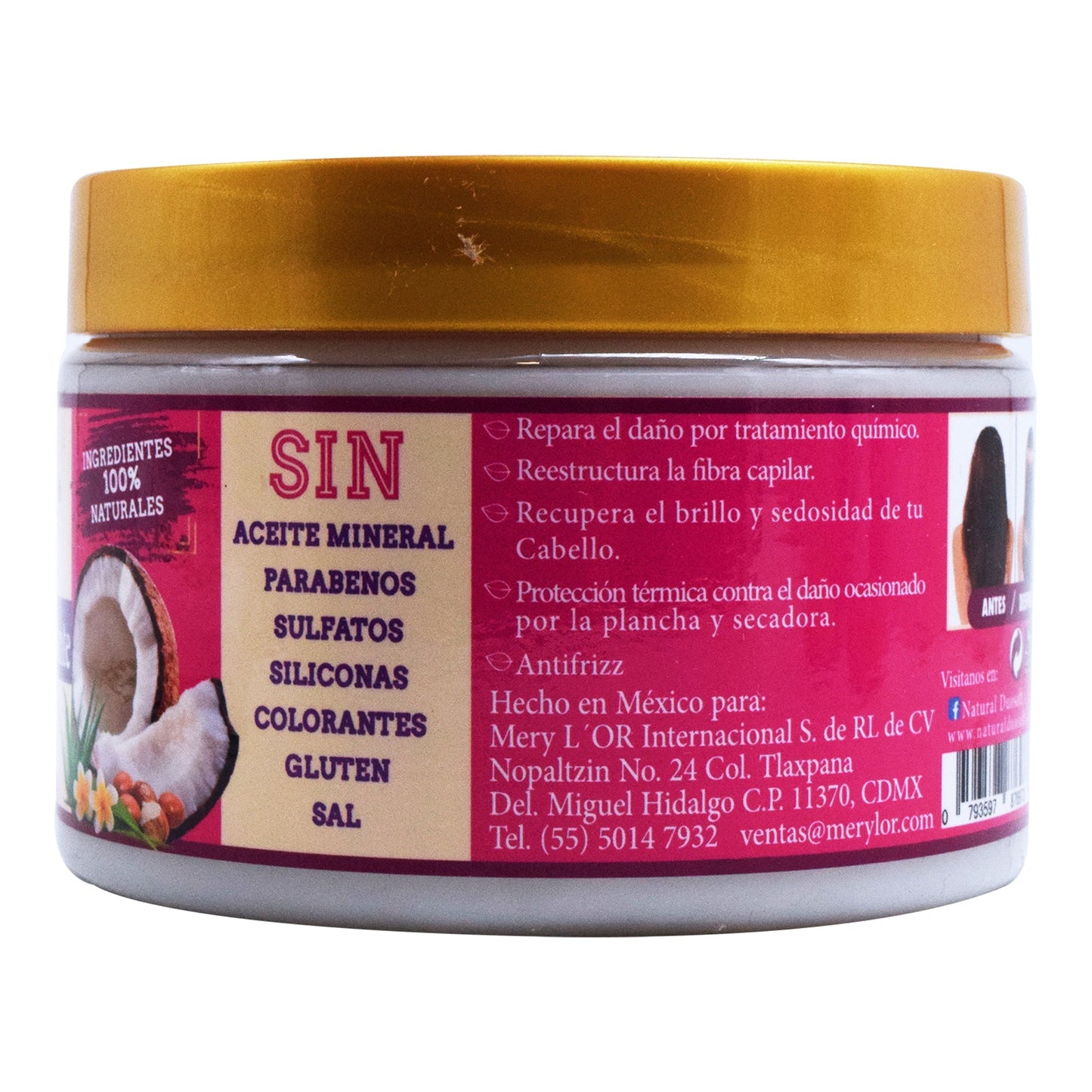 Mascarilla Capilar Reestructurante 300 G (NATURAL DUO-SOFT)