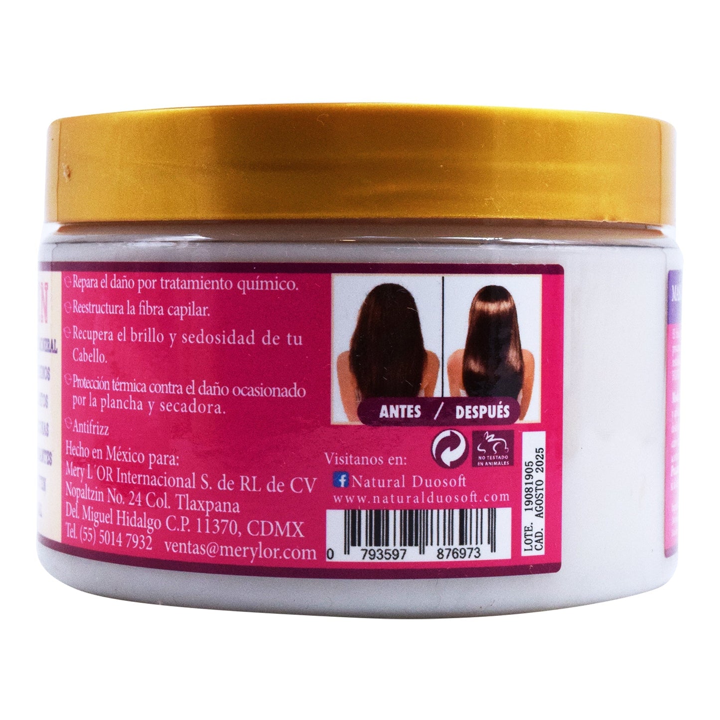 Mascarilla Capilar Reestructurante 300 G (NATURAL DUO-SOFT)