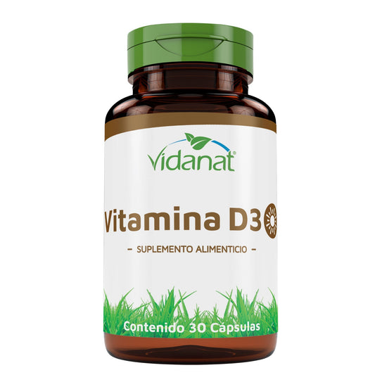 Vitamina D3  30 Cápsulas (VIDANAT/VITAMINAS)