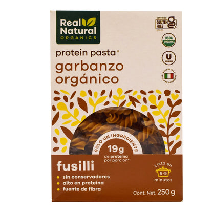 Pasta Organica De Garbanzo 250 G (REAL NATURAL)
