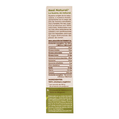 Pasta Organica De Chicharo 250 G (REAL NATURAL)