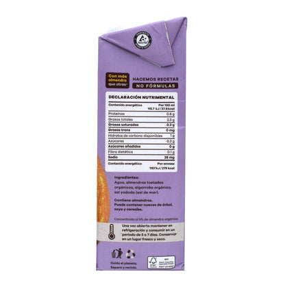 Bebida De Avena Organica 1 L (REAL NATURAL)