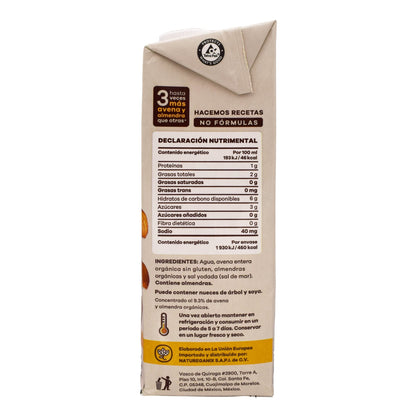 Bebida De Almendra Y Avena 1 L (REAL NATURAL)
