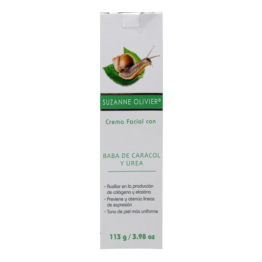 Crema Facial Baba De Caracol Y Urea 113 G (SUZANNE OLIVIER)