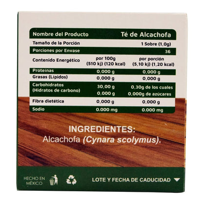 Te De Alcachofa 36 Sobres (VIDANAT/INFUSIONES)