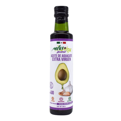 Aceite De Aguacate Extra Virgen Con Ajo 250 Mililitros (MEVI OIL)