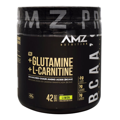 Bcaa Glutamina Carnitina Limon 500 G (AMAZING NUTRITION)