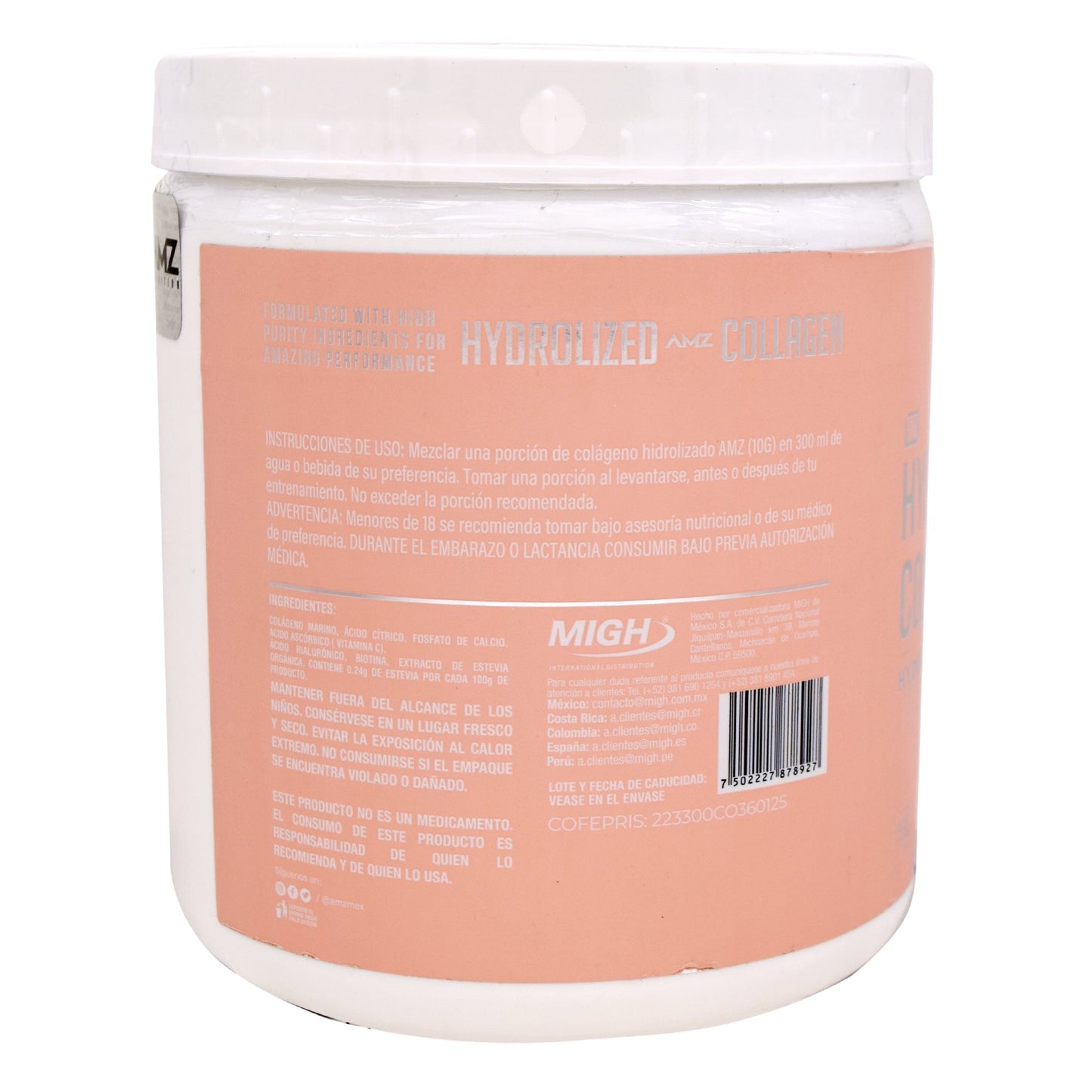 Colageno Vitamina C Calcio Acido Hialuronico Biotina 500 G (AMZ)