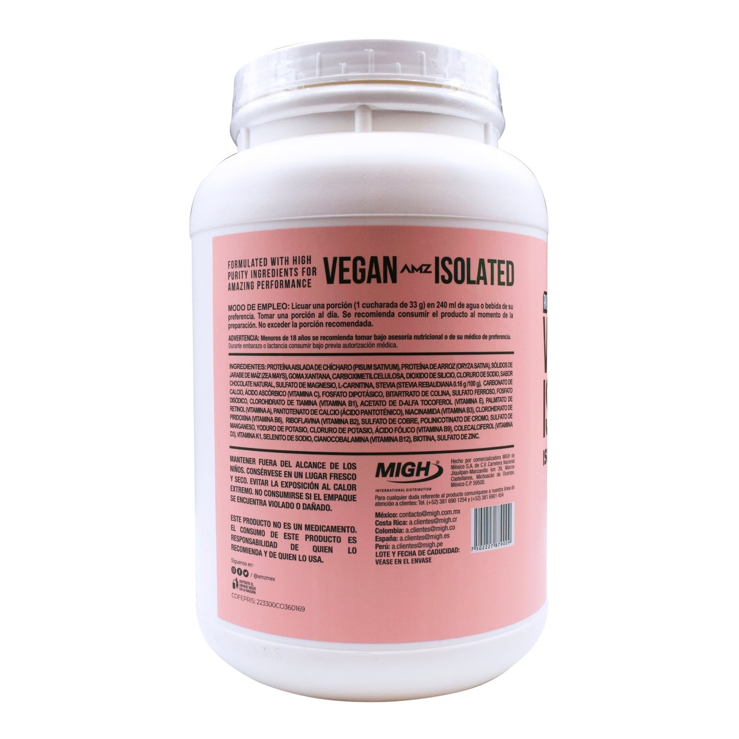 Proteina Vegana Chocolate 925 G (AMZ)