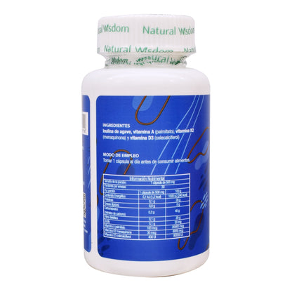 Vitamina K2 Con Vit D3 30 Cápsulas (NATURAL WISDOM)