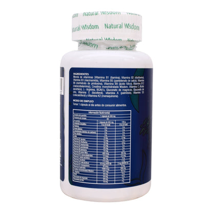 Multivitaminico Hombre 60 Cápsulas (NATURAL WISDOM)