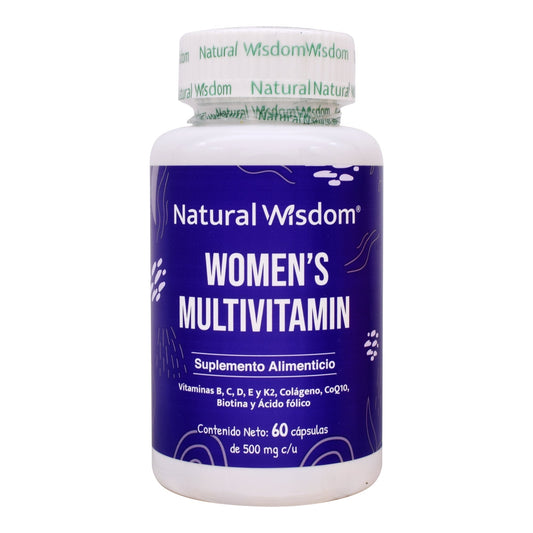 Multivitaminico Mujer 60 Cápsulas (NATURAL WISDOM)
