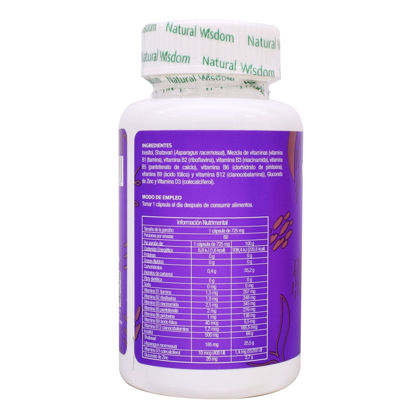 Inositol H Balance 60 Cápsulas (NATURAL WISDOM)