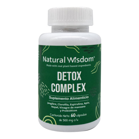 Detox Complex 60 Cápsulas (NATURAL WISDOM)