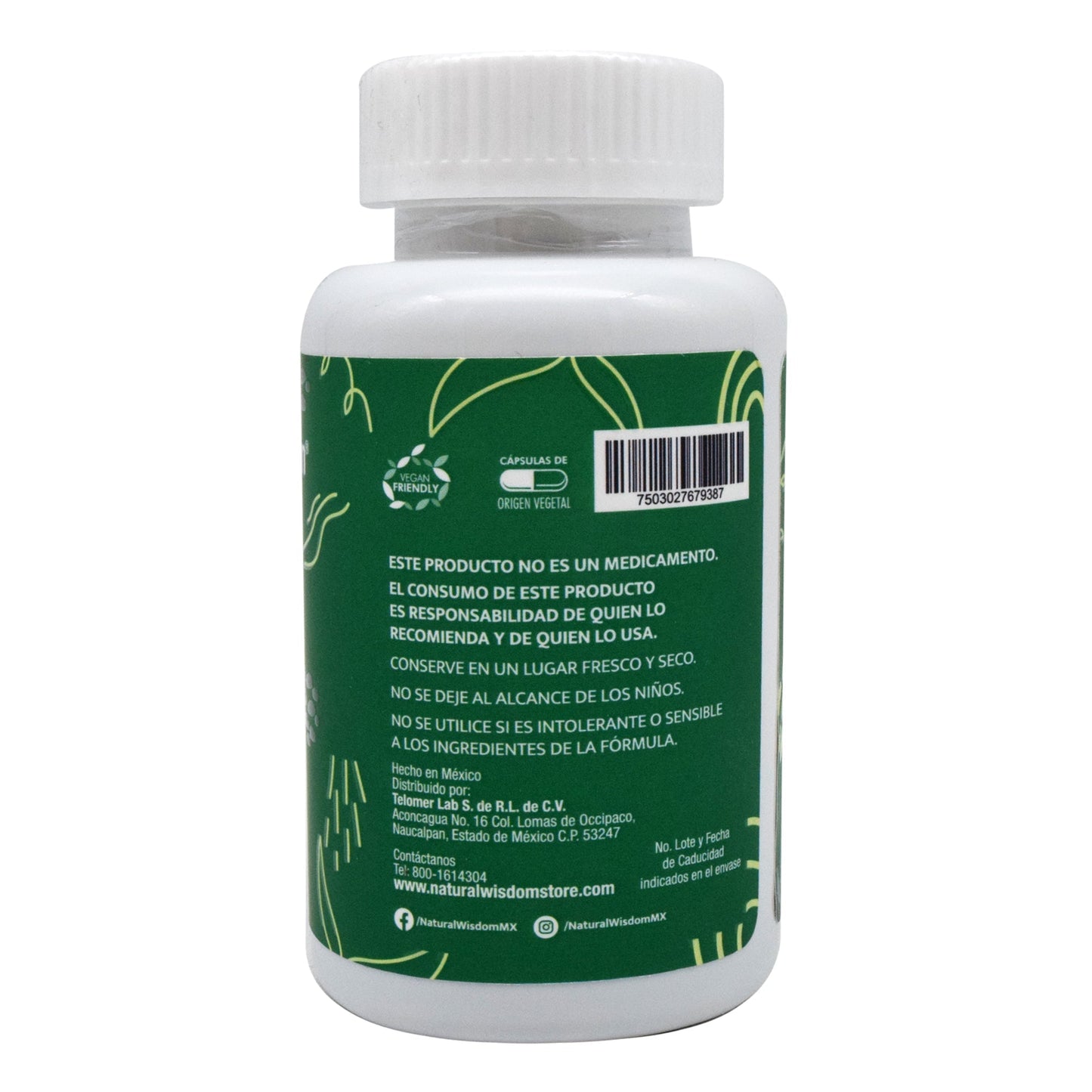 Detox Complex 60 Cápsulas (NATURAL WISDOM)