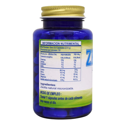 Zeolita 90 Cápsulas (AFRODIN-E ULTRA)
