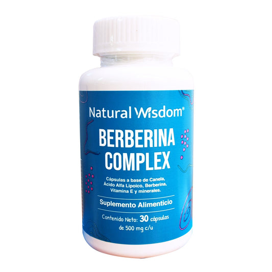 Berberina Complex 30 Cápsulas (NATURAL WISDOM)