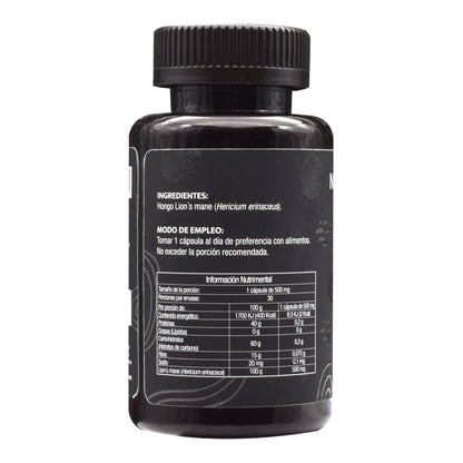 Melena De Leon 30 Cápsulas (NATURAL WISDOM)