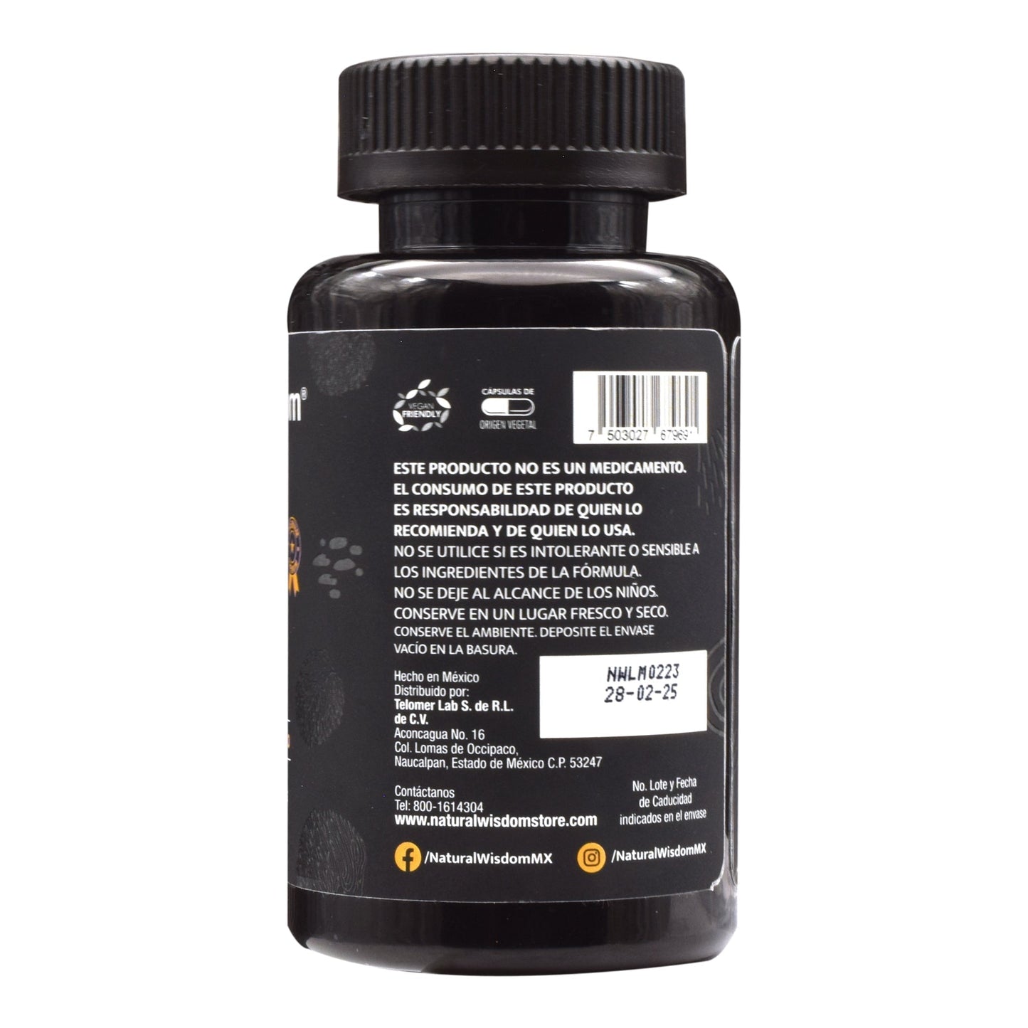 Melena De Leon 30 Cápsulas (NATURAL WISDOM)