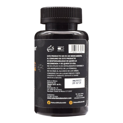 Melena De Leon 30 Cápsulas (NATURAL WISDOM)