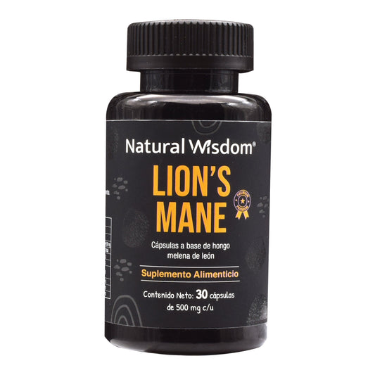 Melena De Leon 30 Cápsulas (NATURAL WISDOM)