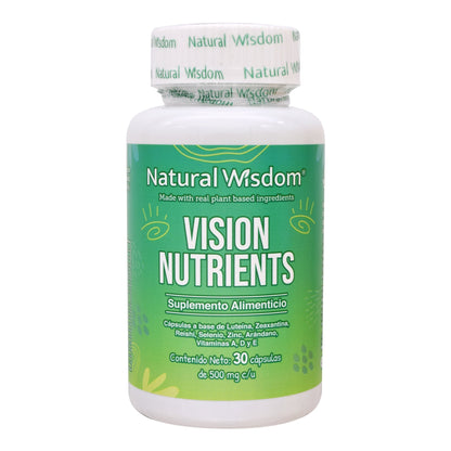 Vision Nutrients 30 Cápsulas (NATURAL WISDOM)