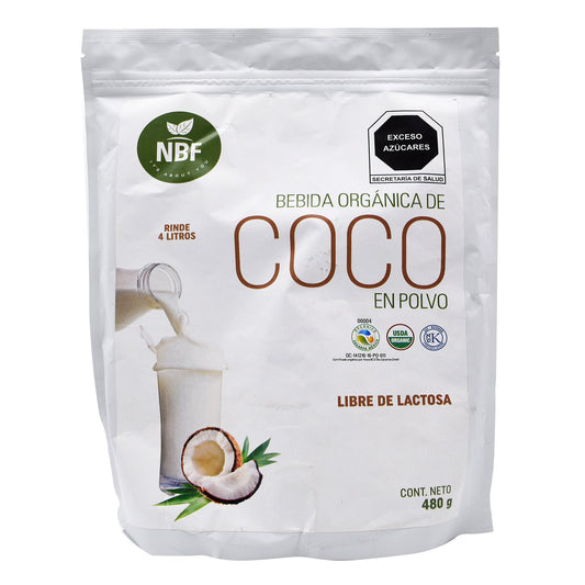 Bebida De Coco Organico En Polvo 480 G (NB FOODS)