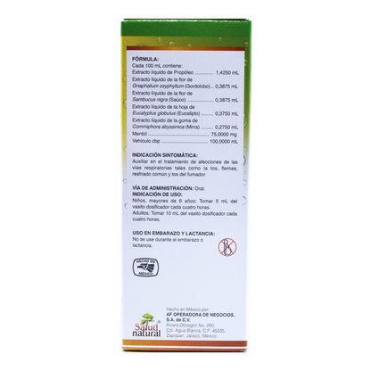 Jarabe Eucalin Miel 120 Mililitros (SALUD NATURAL)
