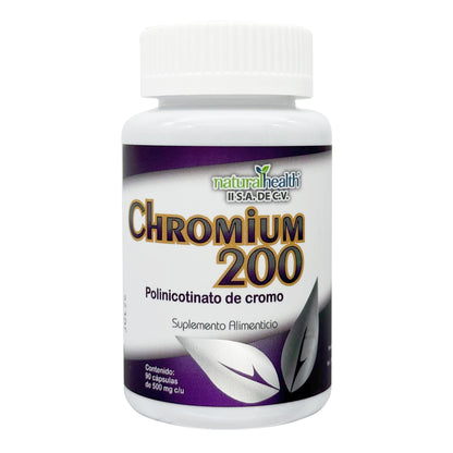 Polinicotinato De Cromo 90 Cápsulas (NATURAL HEALTH)