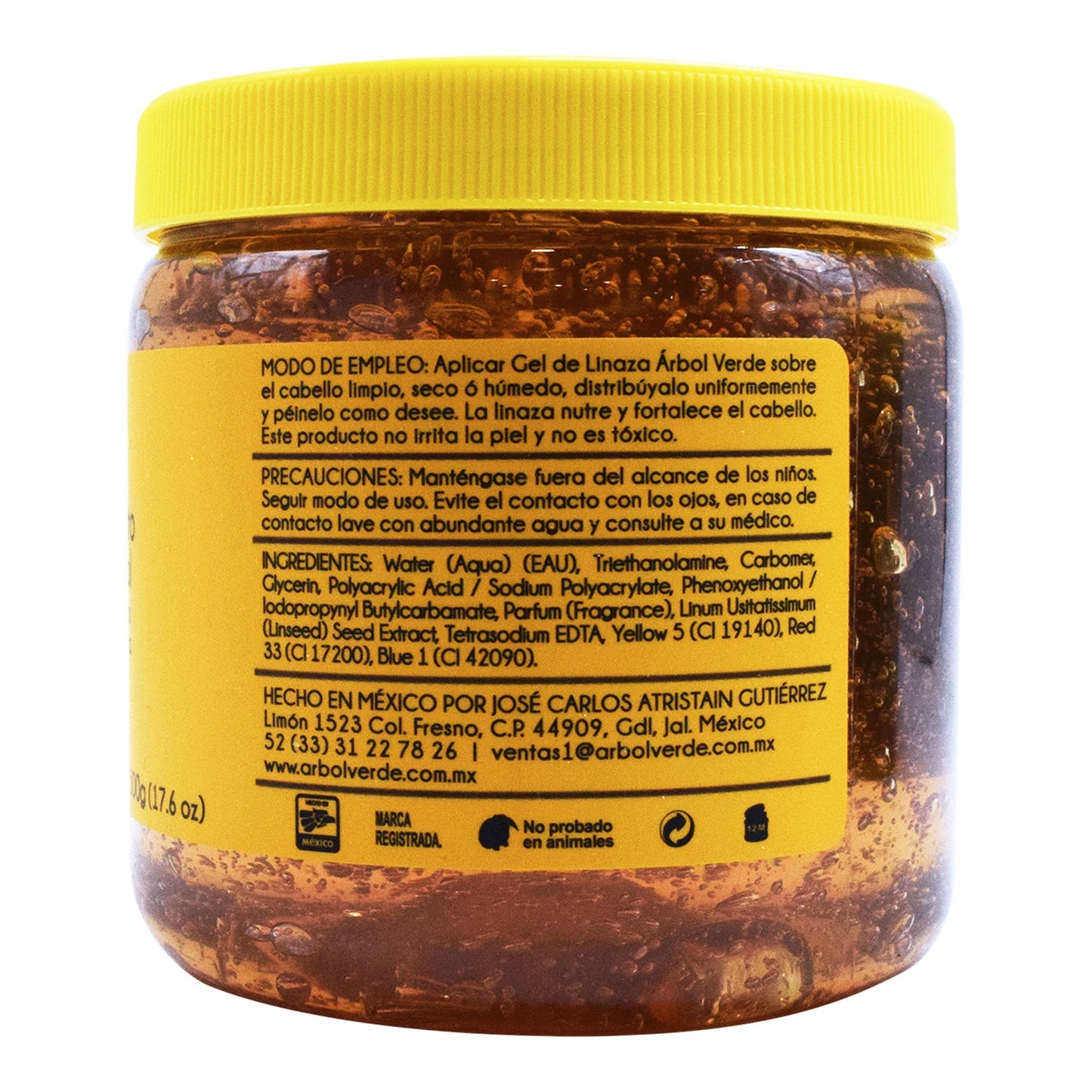 Gel Capilar De Linaza 500 G (ARBOL VERDE)