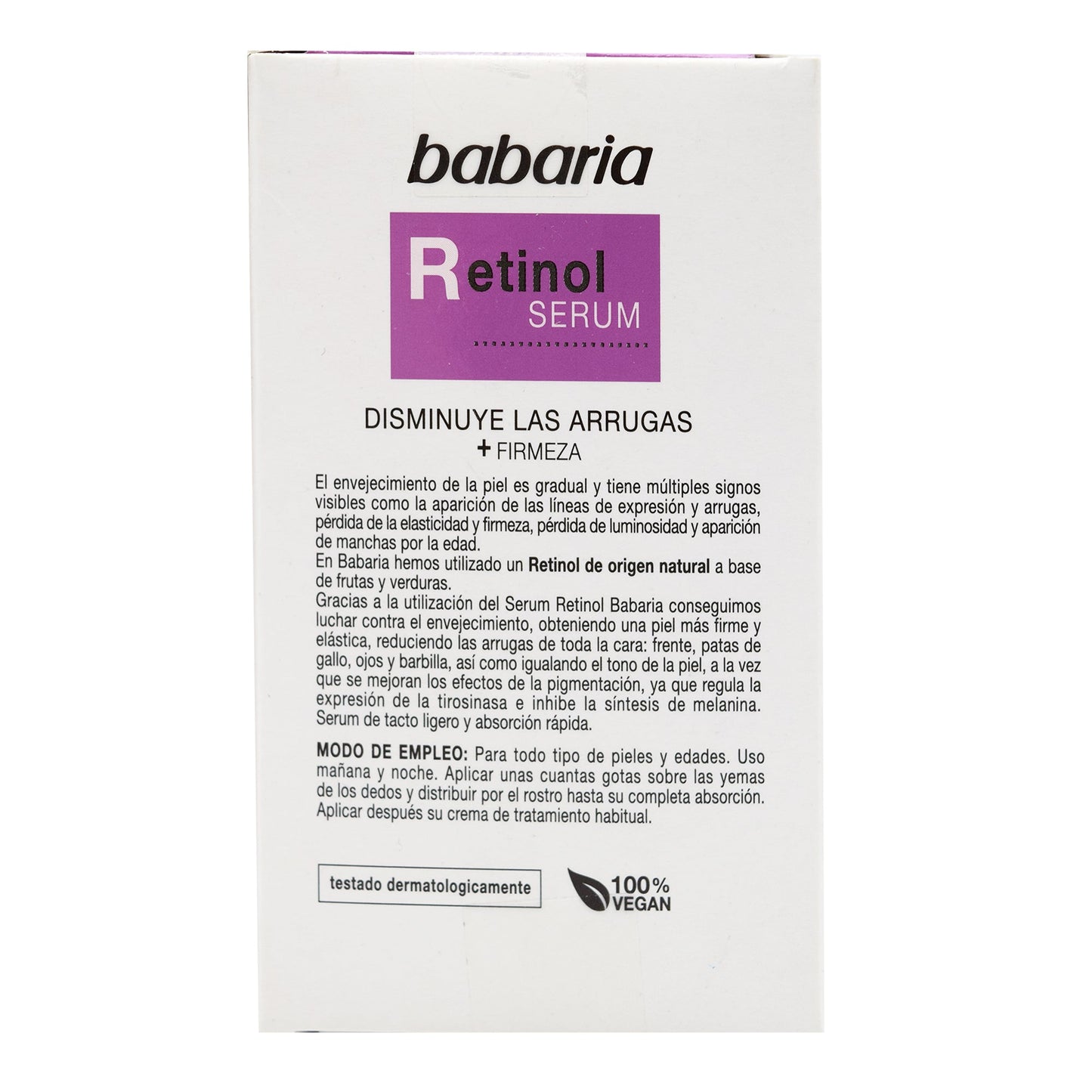 Serum Retinol 30 Mililitros (BABARIA)