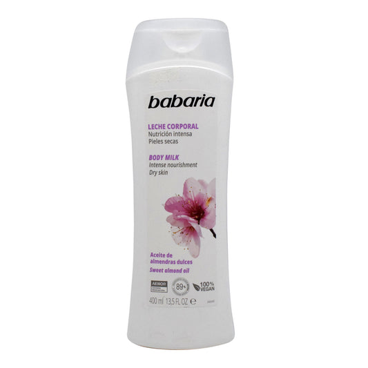 Leche Corporal Almendras Dulces 400 Mililitros (BABARIA)