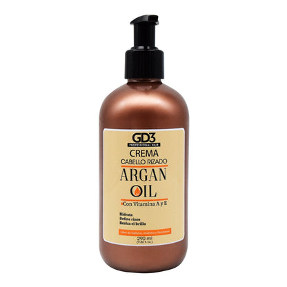 Crema Para Peinar Rizos Aceite De Argan 290 Mililitros (GD3)