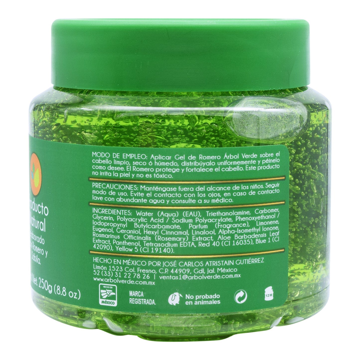 Gel Capilar De Romero 250 G (ARBOL VERDE)