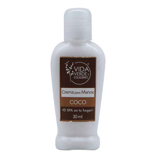 Crema Para Manos Coco Bronceado 30 Mililitros (VIDA VERDE Y E.)