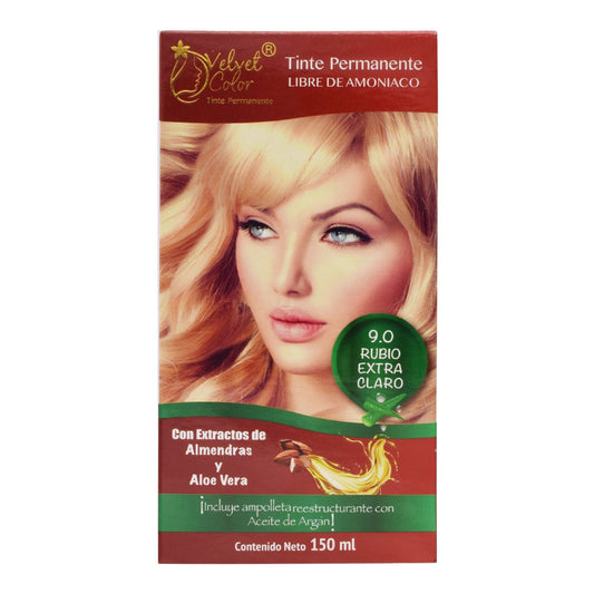 Tinte Rubio Extra Claro 150 Mililitros (VELVET COLOR)