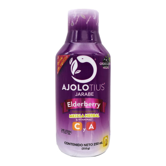 Jarabe Ajolotius Con Elderberry 250 Mililitros (AJOLOTIUS)