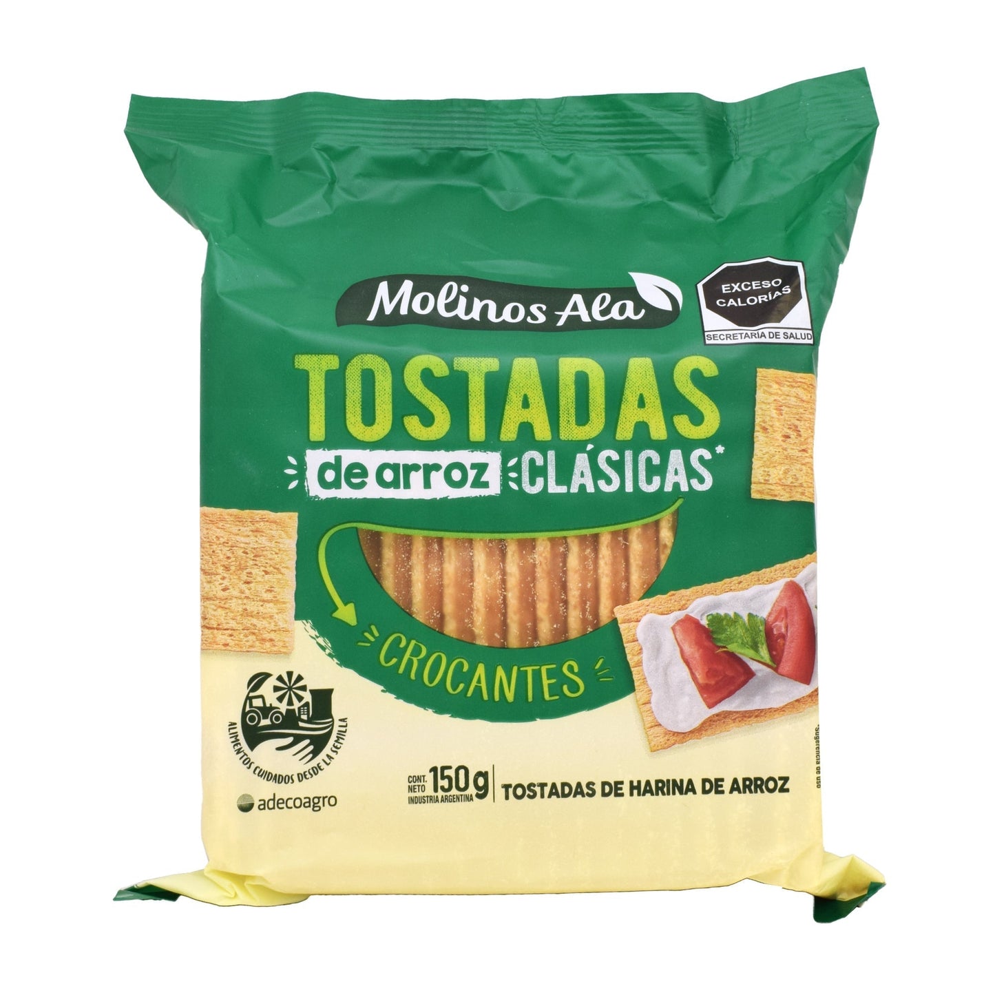 Tostadas De Arroz Clasicas 150 G (CAJA 24) (MOLINOS ALA)
