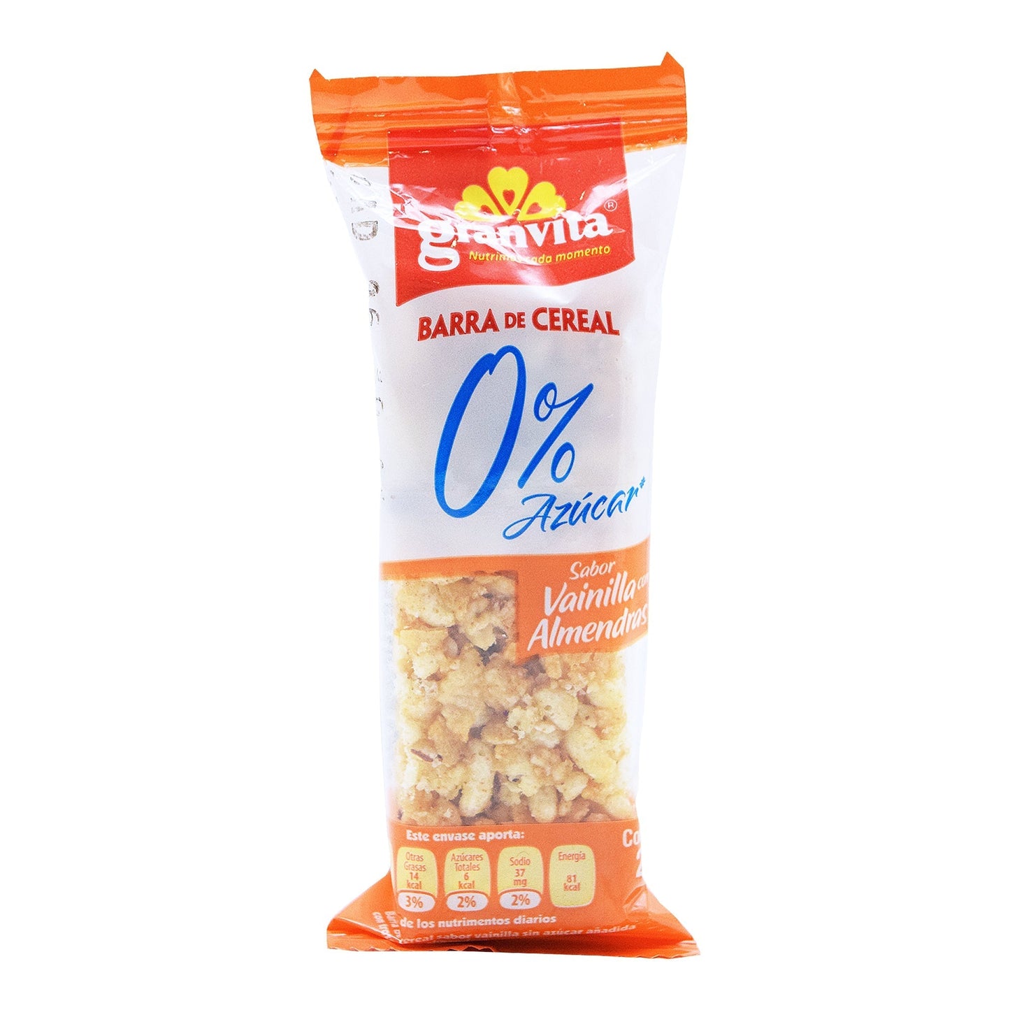 Barra De Cereal Sab Vainilla 22 G (Paquete 6) (GRANVITA)