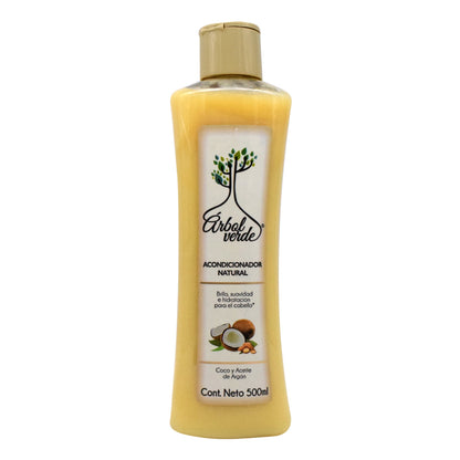 Acondicionador Coco Y Aceite De Argan 500 Mililitros (ARBOL VERDE)