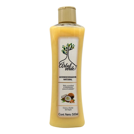 Acondicionador Coco Y Aceite De Argan 500 Mililitros (ARBOL VERDE)