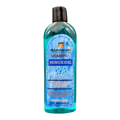 Shampoo Minoxidil 400 Mililitros (RARAMURI)
