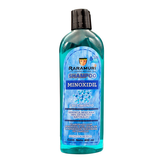 Shampoo Minoxidil 400 Mililitros (RARAMURI)