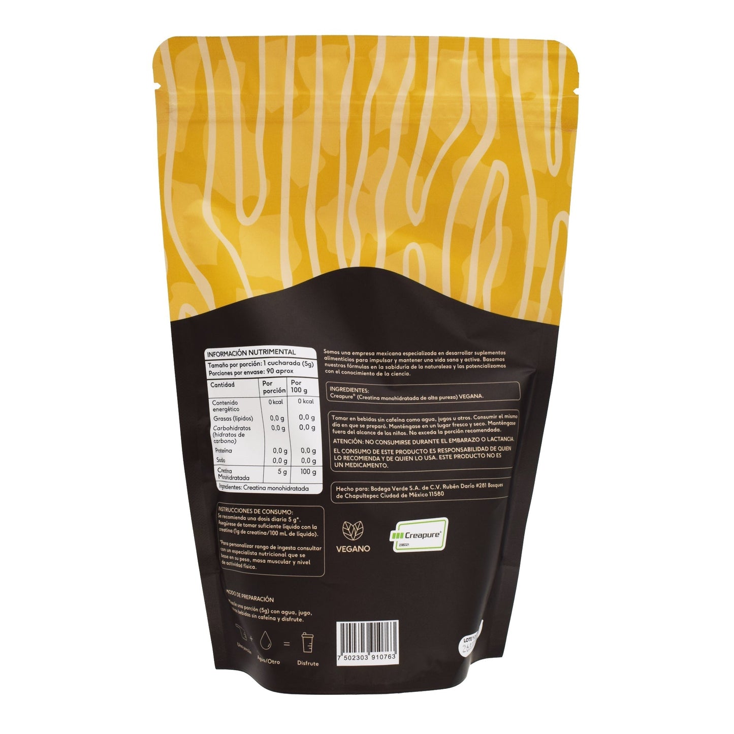 Creatina Creapure 450 G (QUENUT)
