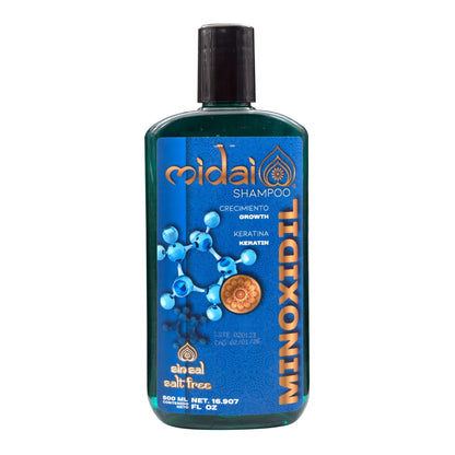 Shampoo Minoxidil Keratina 500 Mililitros (Midai)