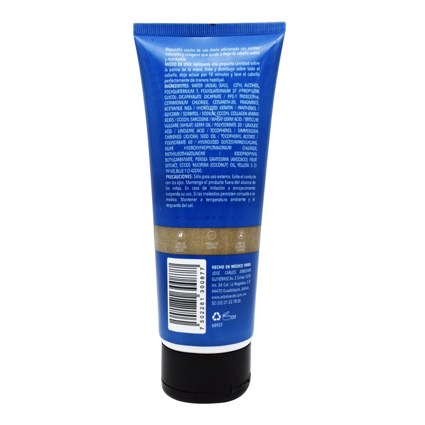 Mascarilla Para Cabello Aguacate 180 Mililitros (ARBOL VERDE)