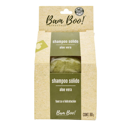 Shampoo Solido Aloe Vera 80 G (BAM BOO! LIFESTYLE)