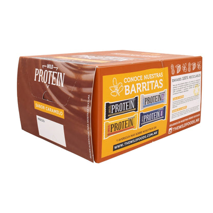 Barra Proteina Caramelo 45 G (Paquete 16) (THE WILD FOODS)
